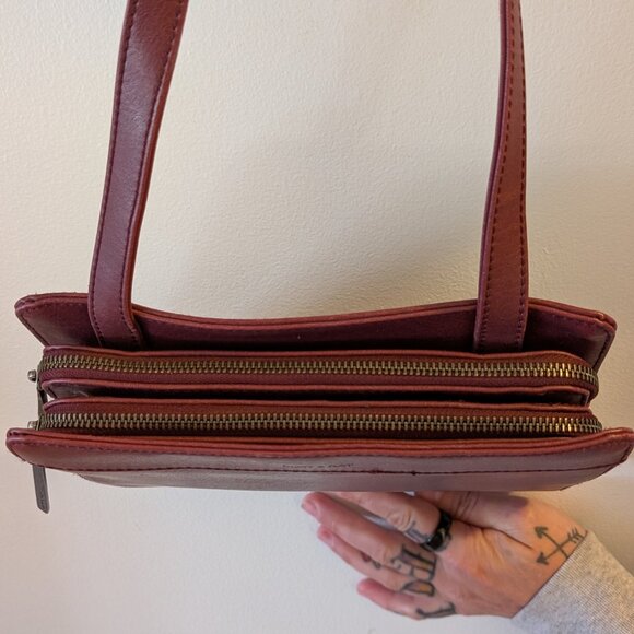 Matt & Nat Castell Vintage Crossbody Bag - Cerise - Picture 6 of 9